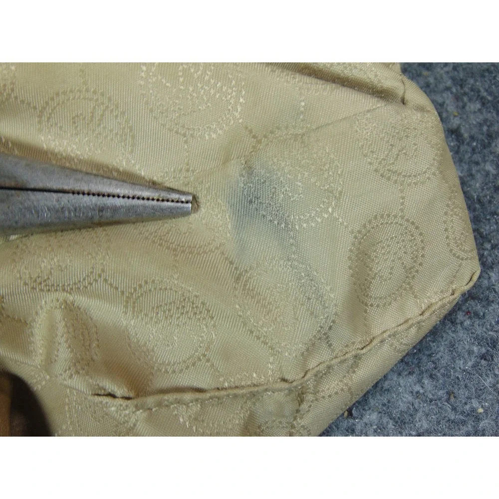 Michael Kors Vivian East West Shoulder Bag‎ Brown Leather Zip Pocket Tote